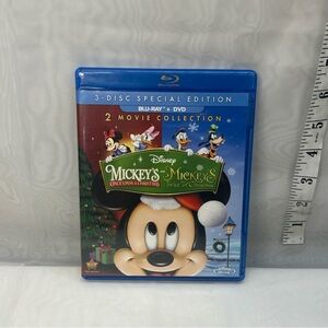 Disney Mickey's Christmas Collection Blu-ray DVD Set - Blue and Green